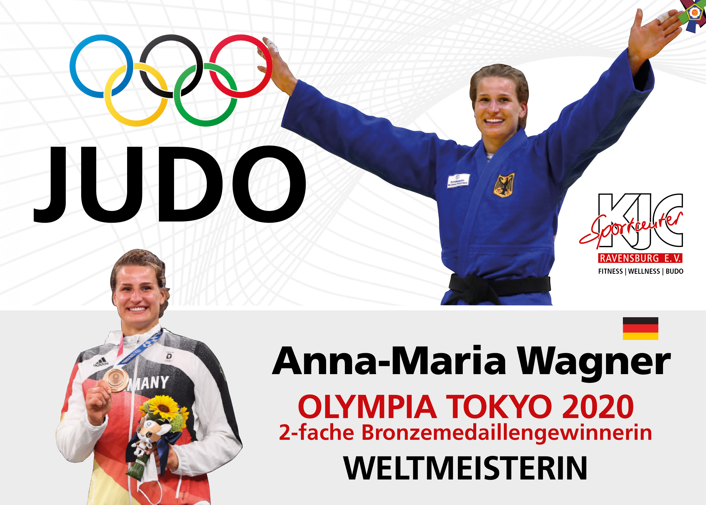 Anna Maria Wagner, Weltmeisterin + Olympia Tokyo 2020 2-fache Bronzemedaillengewinnerin