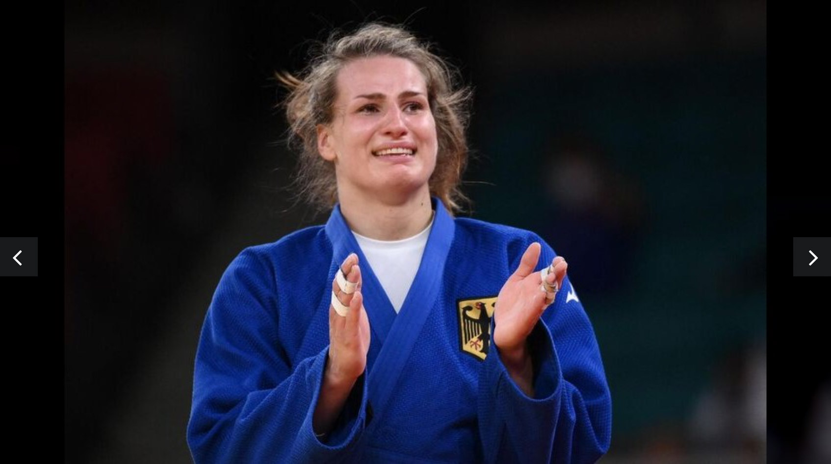 KJC-Judo-Trainerin Christa Hoffmann genießt Anna-Maria Wagners Erfolge